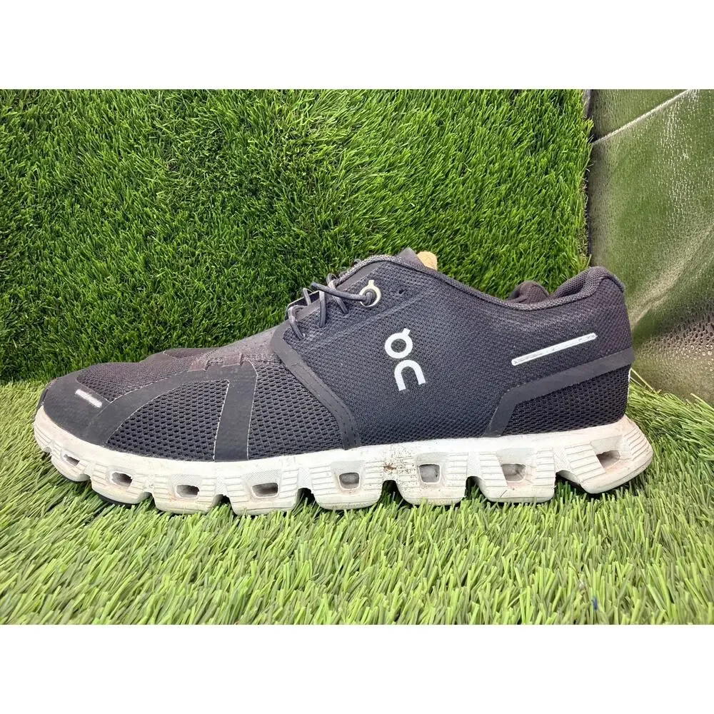 On Running Cloud 5 59.98904 Athletic Sneaker Women's 8.5 Black Mesh Sports Gym